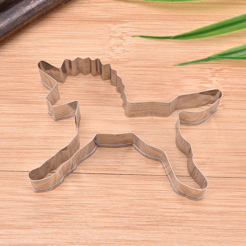 Eenhoorn Ei Vorm Groente Biscuit Cookie Cutter Paard Gereedschappen Bakvorm Rvs Speelgoed Voor Thuis Chinese Keuken Benodigdheden