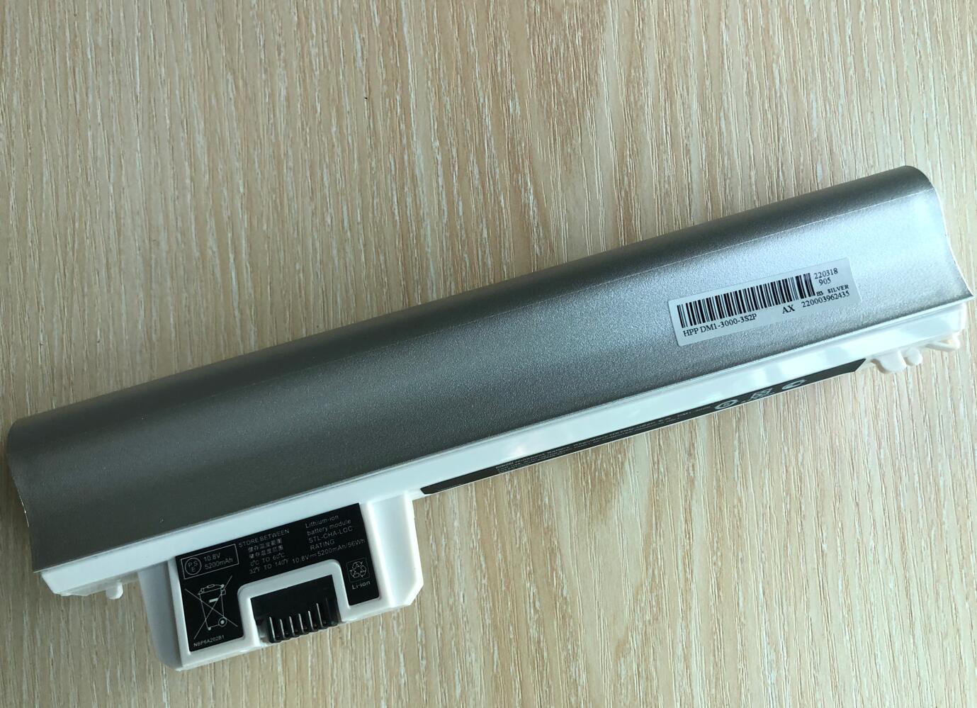 Batterie argentée pour HP pavillon dm1 3000/3105 m/3115 m DM1Z-3200 GB06 HSTNN-OB2D HSTNN-YB2D HSTNN-LB2G OB2D YB2D DM1-3000 DM1 3000
