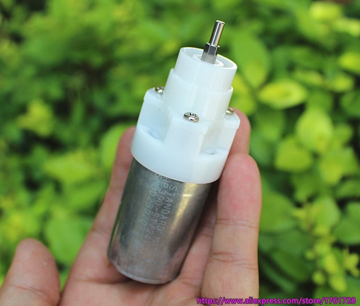 RP390-ST 12V Gear Motor 390 Dc Motor RP390 Carbon Borstel Overbrengingsverhouding 1:3.4