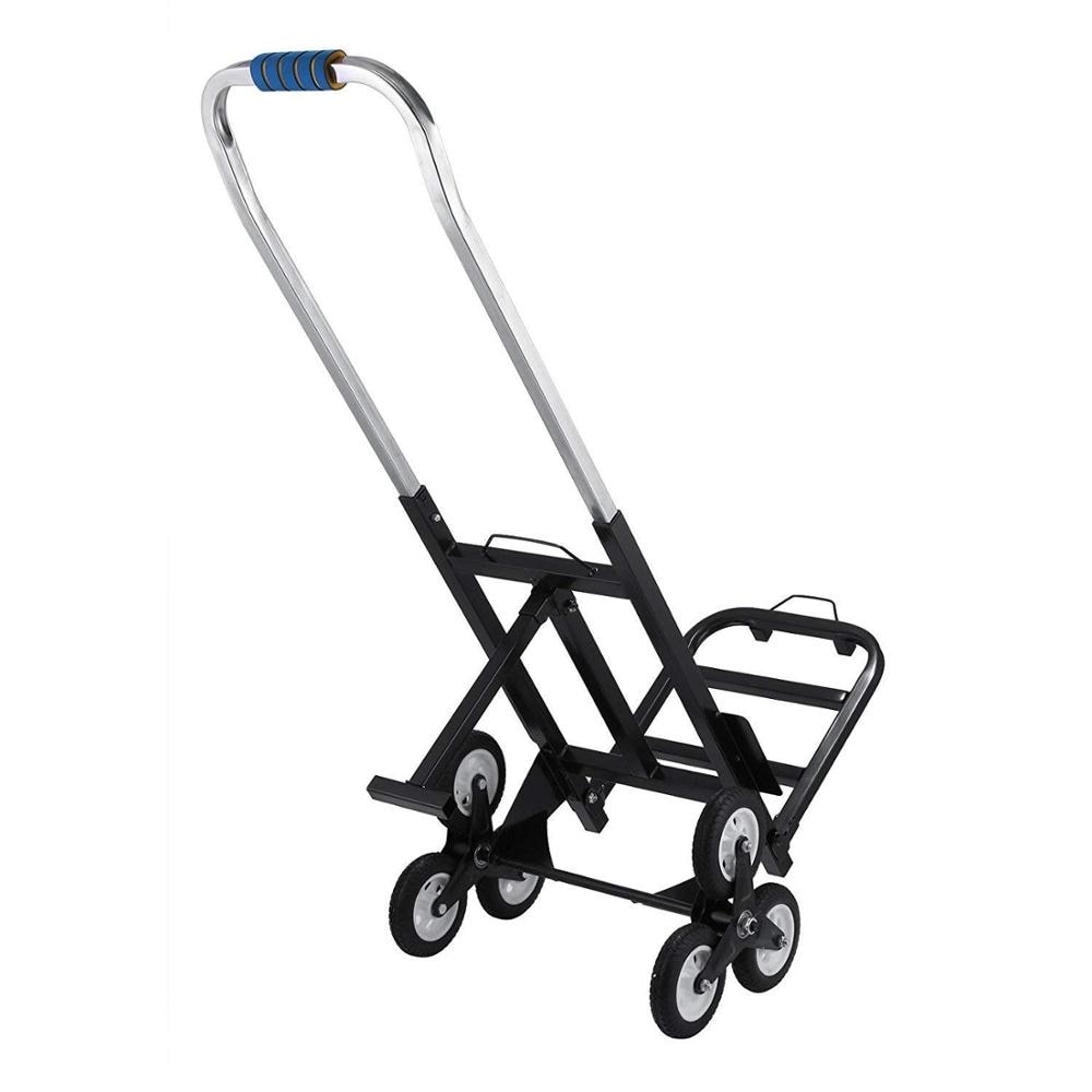 Portable Stair Climbing Folding Cart Climb Hand Truck Dolly with Backup ...