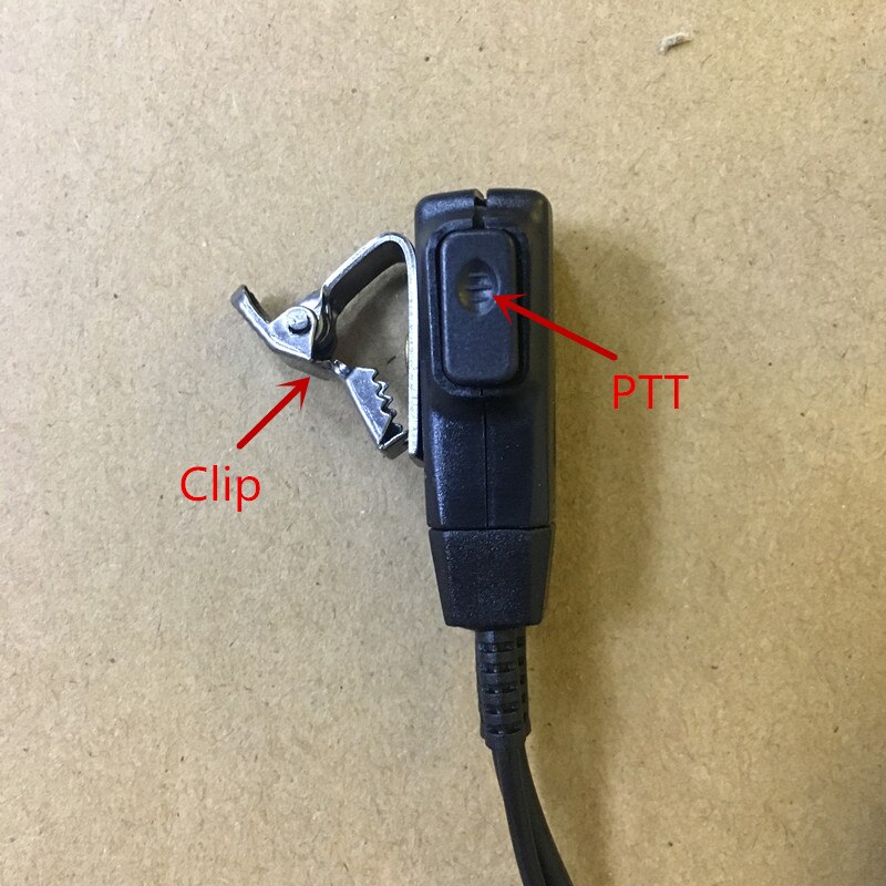 Chiaro tubo dell'aria acustica 2 spillo cuffia per ICOM IC-V8 V82 V80 V85 F3GS F11 F3001 F31 F4008 F3021 F43GS ecc walkie talkie