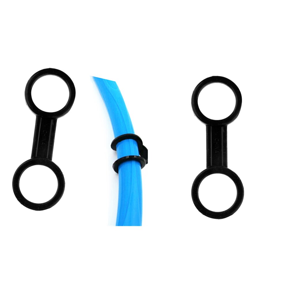 MagiDeal confezione da 2 fermi per custode per Snorkeling in Silicone a doppio anello per immersioni subacquee maschera per Snorkeling Snorkel Keeper