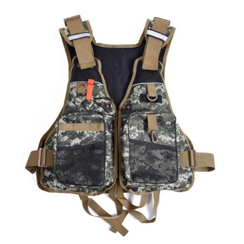 45% Discounts ! Outdoor Adjustable Floating Fly Fishing Jacket Multi-pocket Waistcoat: Green