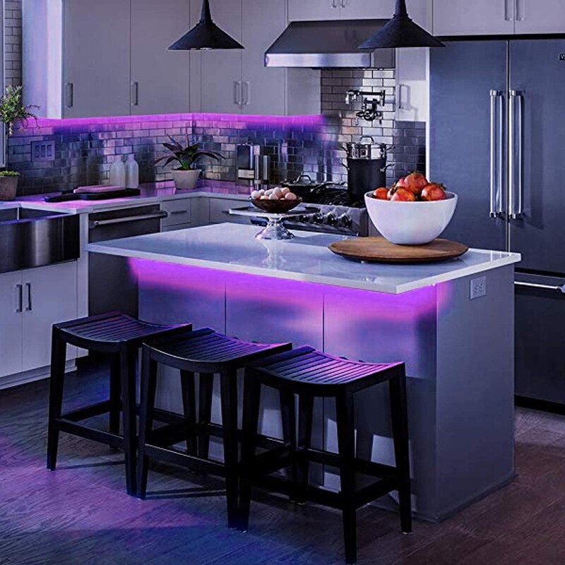 1PC Led Strip UV Light Ultraviolet Ray LED Diode Ribbon Flexible Tape Lamp Remote Control Fluorescence Ozone Sterilize