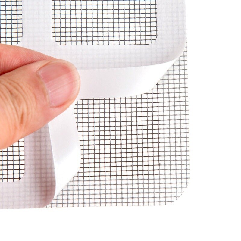 1-10 unds/pack de mosquiteros para ventana parche de reparación autoadhesivo diy partición exterior insectos FIy cortinas para bichos Protector de protección