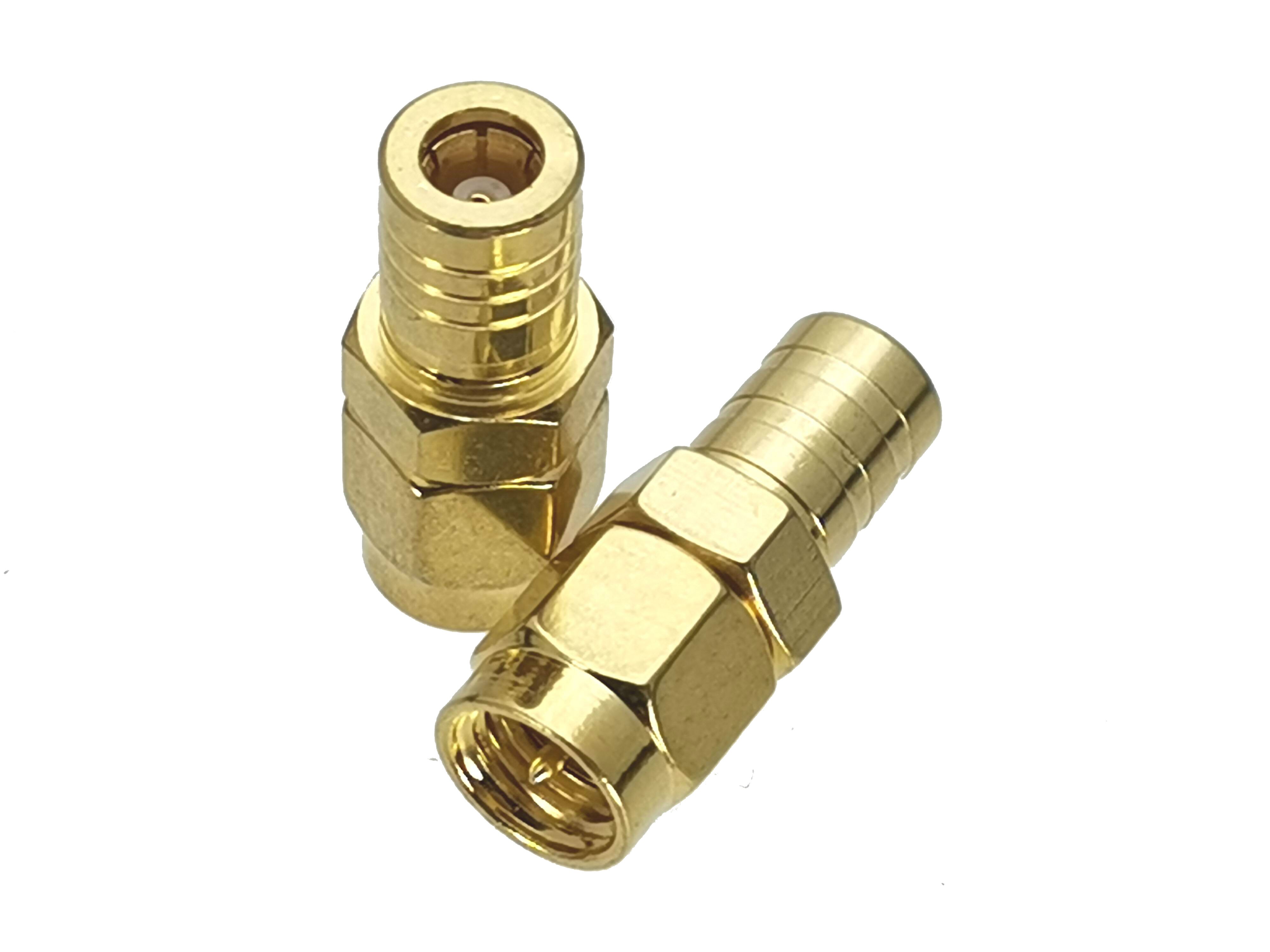 1 st sma till smb hankontakt &amp; honuttag rak rf koaxialadapterkontakt testomvandlare: Typ 4-1 st