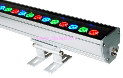 IP65, Ce, 50Cm Lineaire Rgb Led Wall Washer, Led Wash Licht, Led Schijnwerper, led Projector Licht, Outdoor Led Spotligh12 * 1W,24VDC,DS-T11