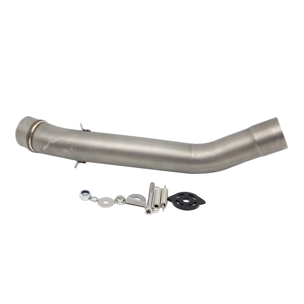 Motorcycle Connecting Mid Link Pipe Slip On Exhaust For Kawasaki Z750