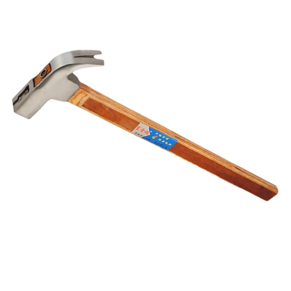 1PC Non-skid Handle Nail Hammer Compressed Wooden Handle Claw Hammer (0.35)