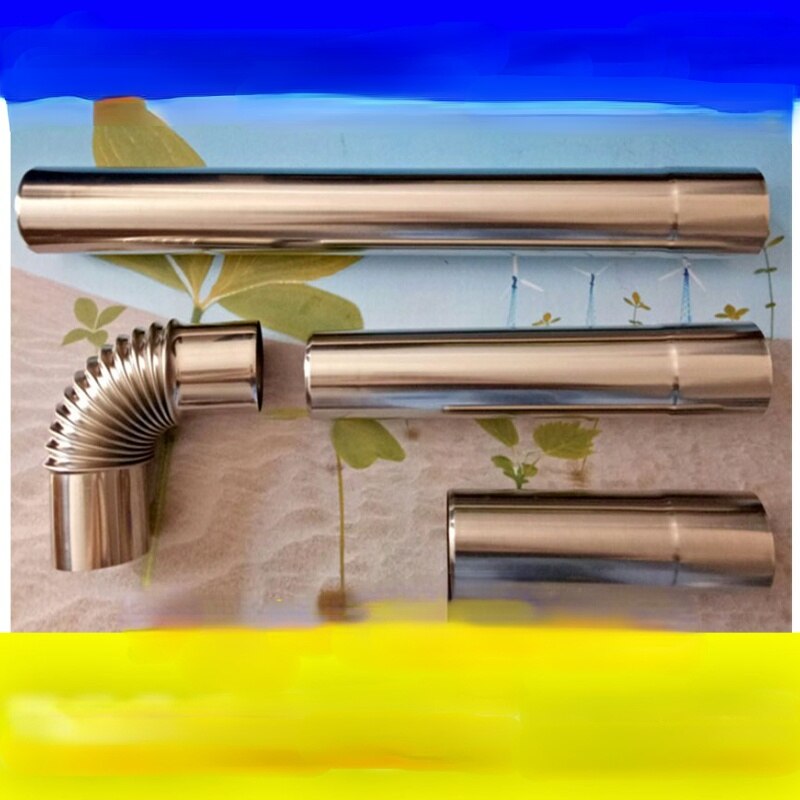 direct vent pipe smoke exhaust pipe water heater exhaust pipe outlet pipe air duct furnace for Boiler Yuba Stainless steel