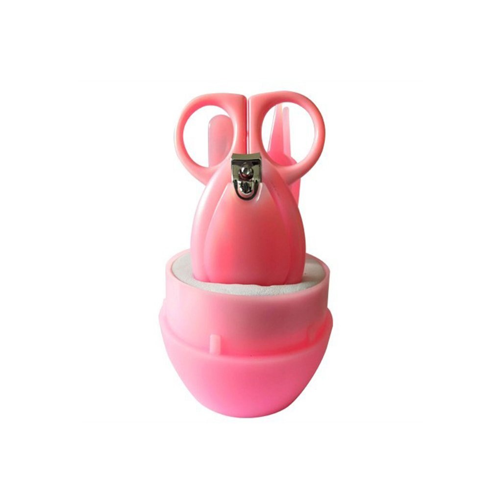 Speciale anti-vlees nagelknipper voor kinderen, veiligheidsnagelvijl, babynagelschaarset, babynagelknipper: Roze