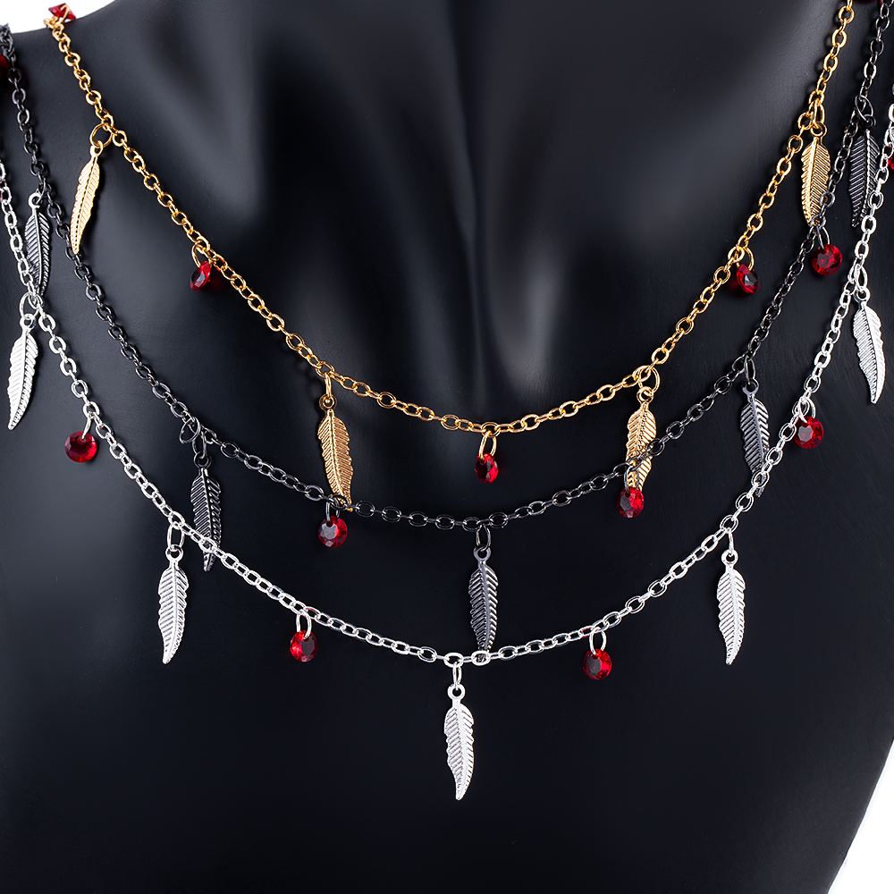 0,5 metros, 1 metro, 2 metros, cadena con cuentas de cristal rojo, cadena de eslabones con dijes, cadenas de cobre, DIY, collar, pulsera, tela, fabricación de joyas