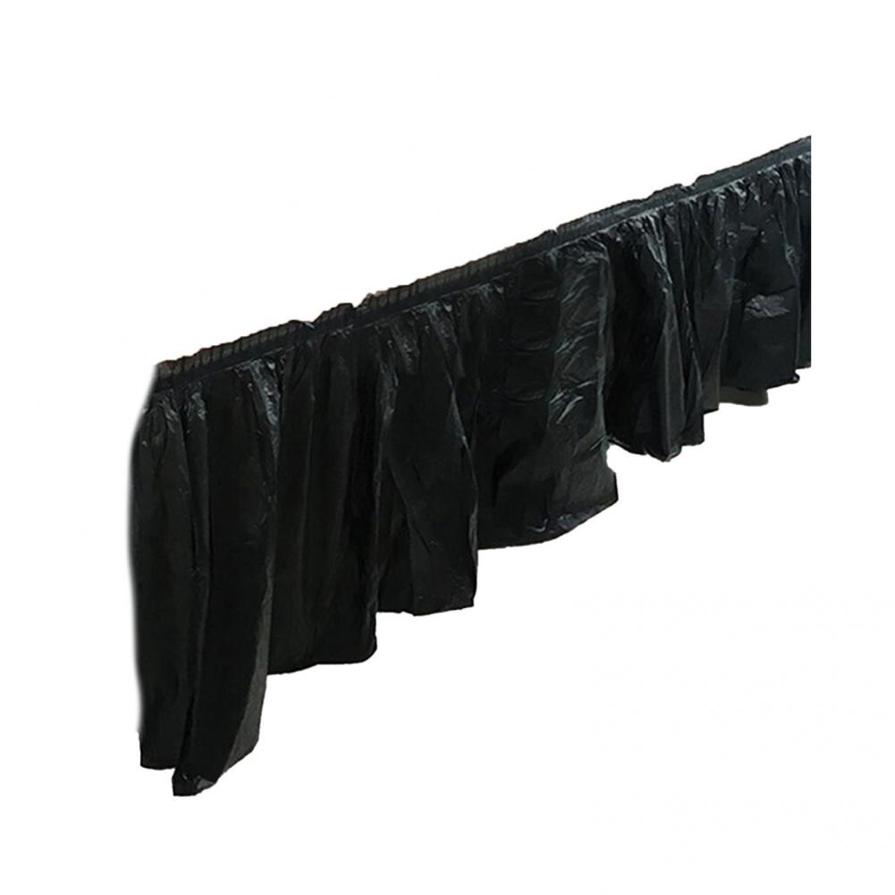 Table Skirt Anti-deform Table Skirt Cover PEVA Convenient High Stickiness Decorative Desk Cover