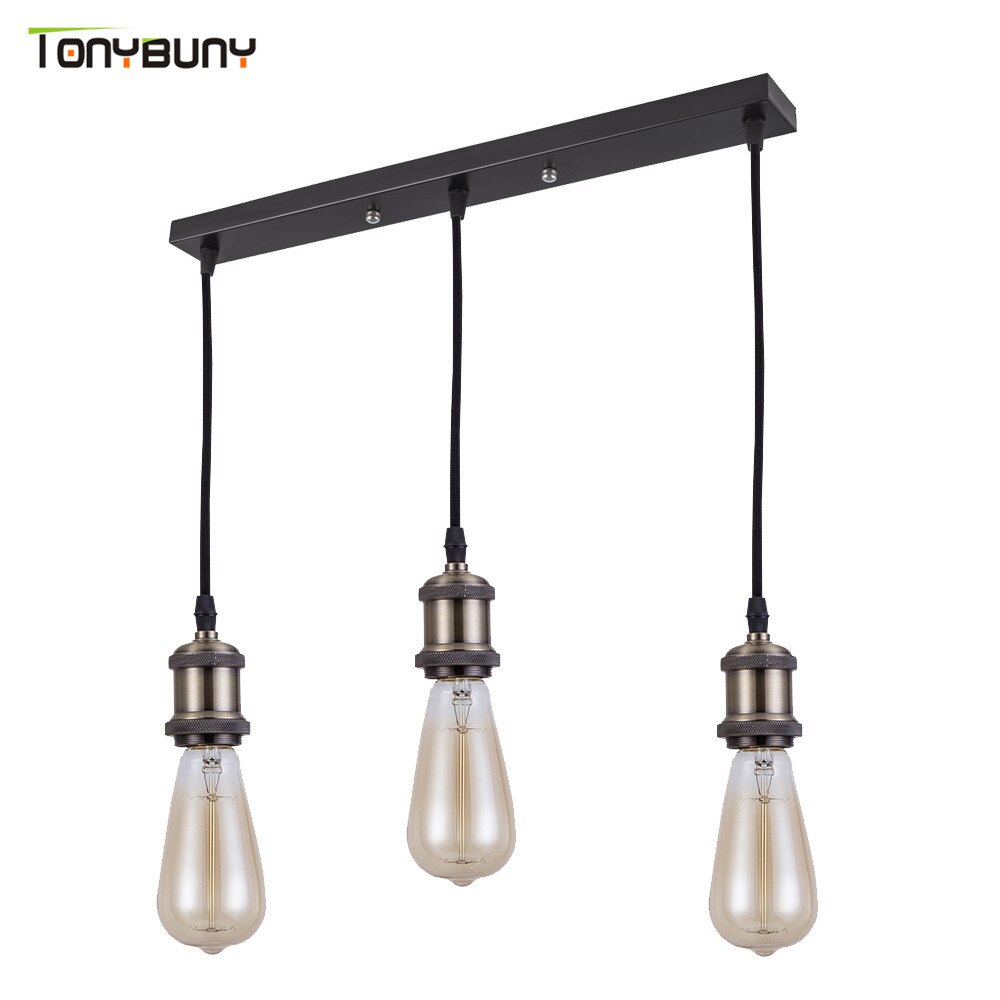 E27 Socket Aluminum Light Lamp Holder E26 Screw Bulb base Vintage Pendant lights Industrial Retro Fittings lamp holder Fixture