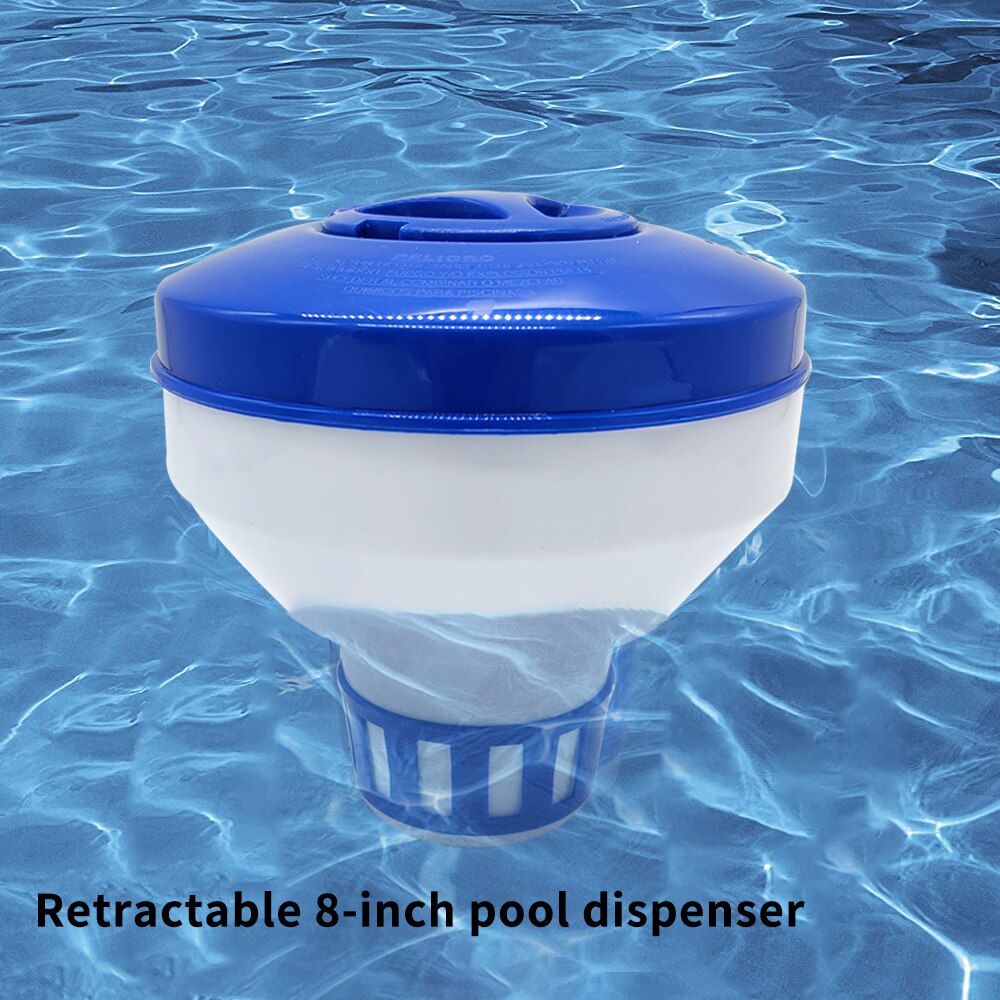 8-inch Diameter Floating Chlorine Tablet Dispenser for Swimming Pool