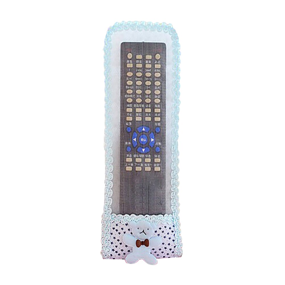Silicone TV Remote Control Case Cover Video TV Set-top Box Air Condition Dust Protect Storage Bag Anti-dust Waterproof: Blue M