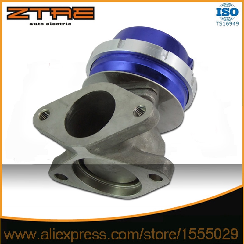 Universal Blue turbo waste gate Suitable 38MM External Wastegate Turbo Wastegate For All Turbocharged Vehicles