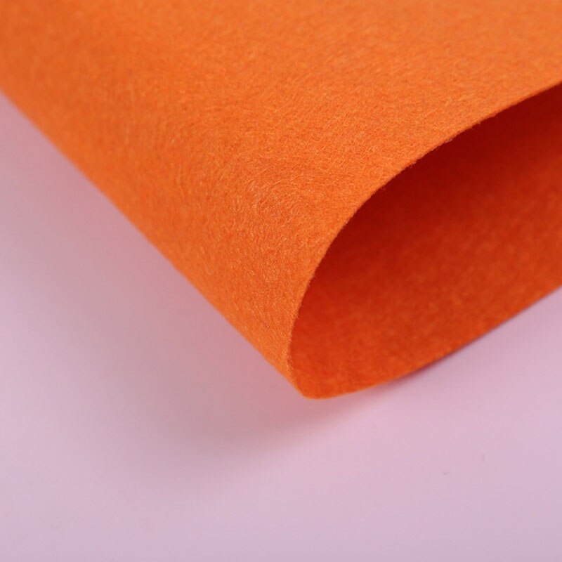 Stor 20 x 20cm farve diy ikke-vævet filt stof klud filt filtro polyester akryl nonwoven stoffer håndlavet sy tilbehør