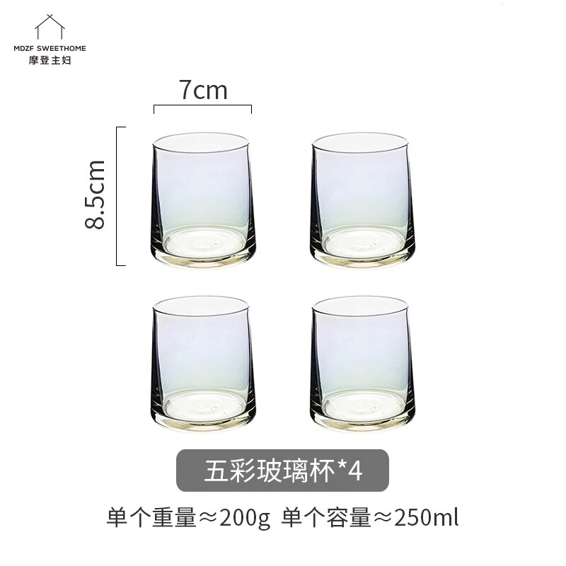 Household water cup high value glass whisky wine cup drink cup set whiskey glass lot: 1