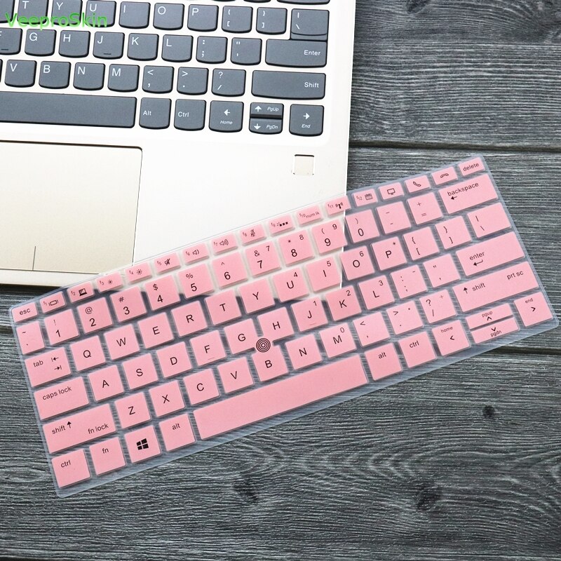 Toetsenbord Cover Ultra Dunne Zachte Voor 13.3 "Hp Elitebook 830 G5 / 735 G5 Toetsenbord Beschermer Toetsenbord Huid (met Pointing) laptop: pink