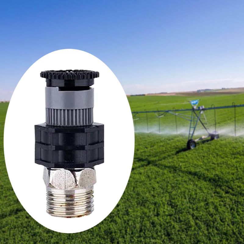 neue 0-360 Grad Wasser Bewässerung Sprinkler Kopf Einstellbar Garten Zerstäubung Düse