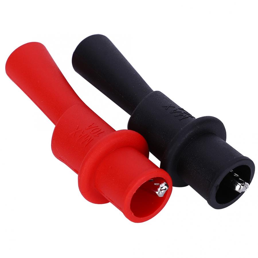 10 Pair Alligator Crocodile Test Clip Low Frequency Stainless Steel Tip Electronics Tester Clip