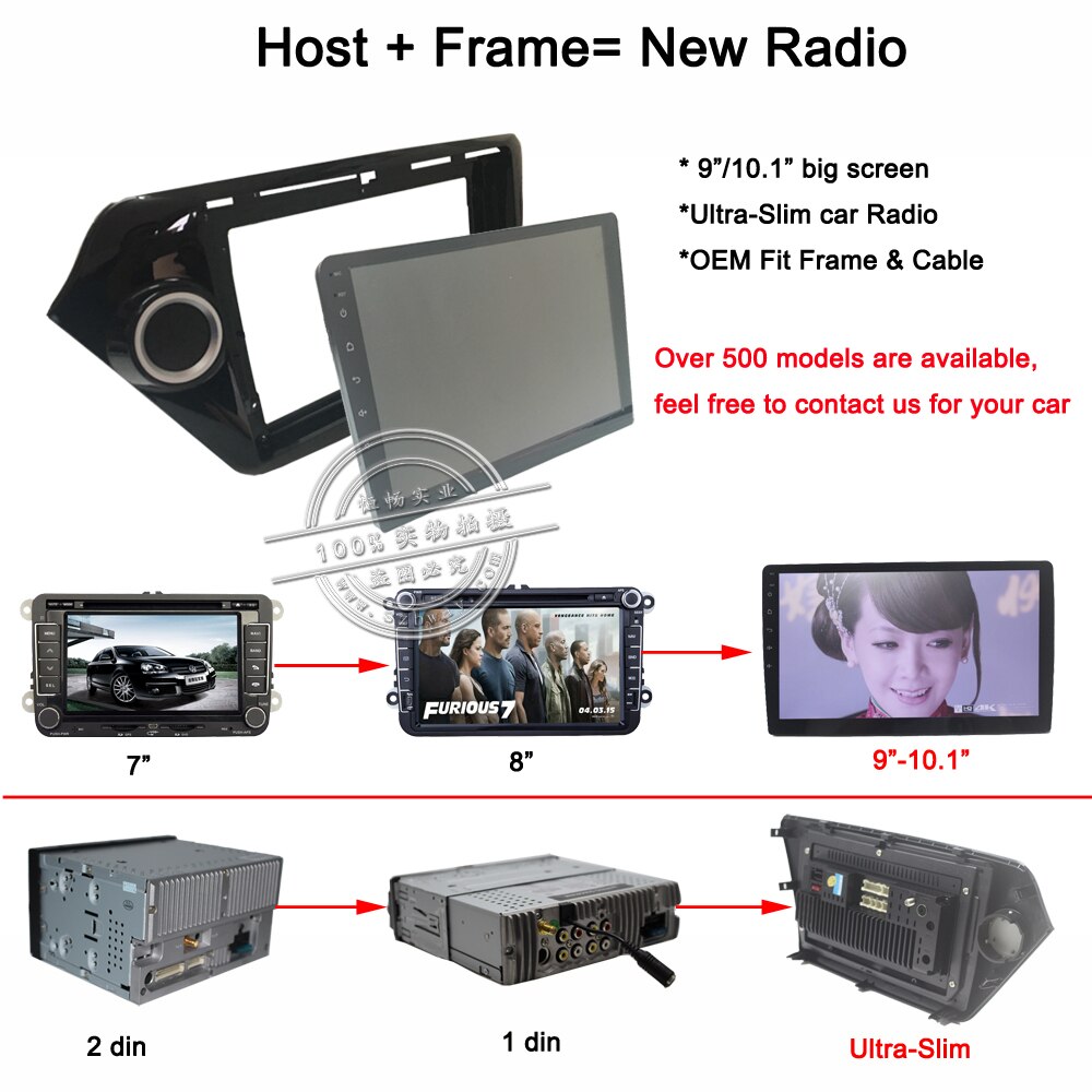 Hactivol 2 din bilradio frontplade ramme til suzuki alto bil dvd gps afspiller panel dash mount kit biltilbehør