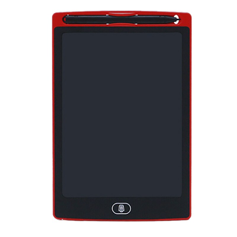 8.5 Inch LCD Writing Tablet Digital Drawing Tablet Handwriting Pads Portable Electronic Ultra-Thin Tablet Board: Black   Red