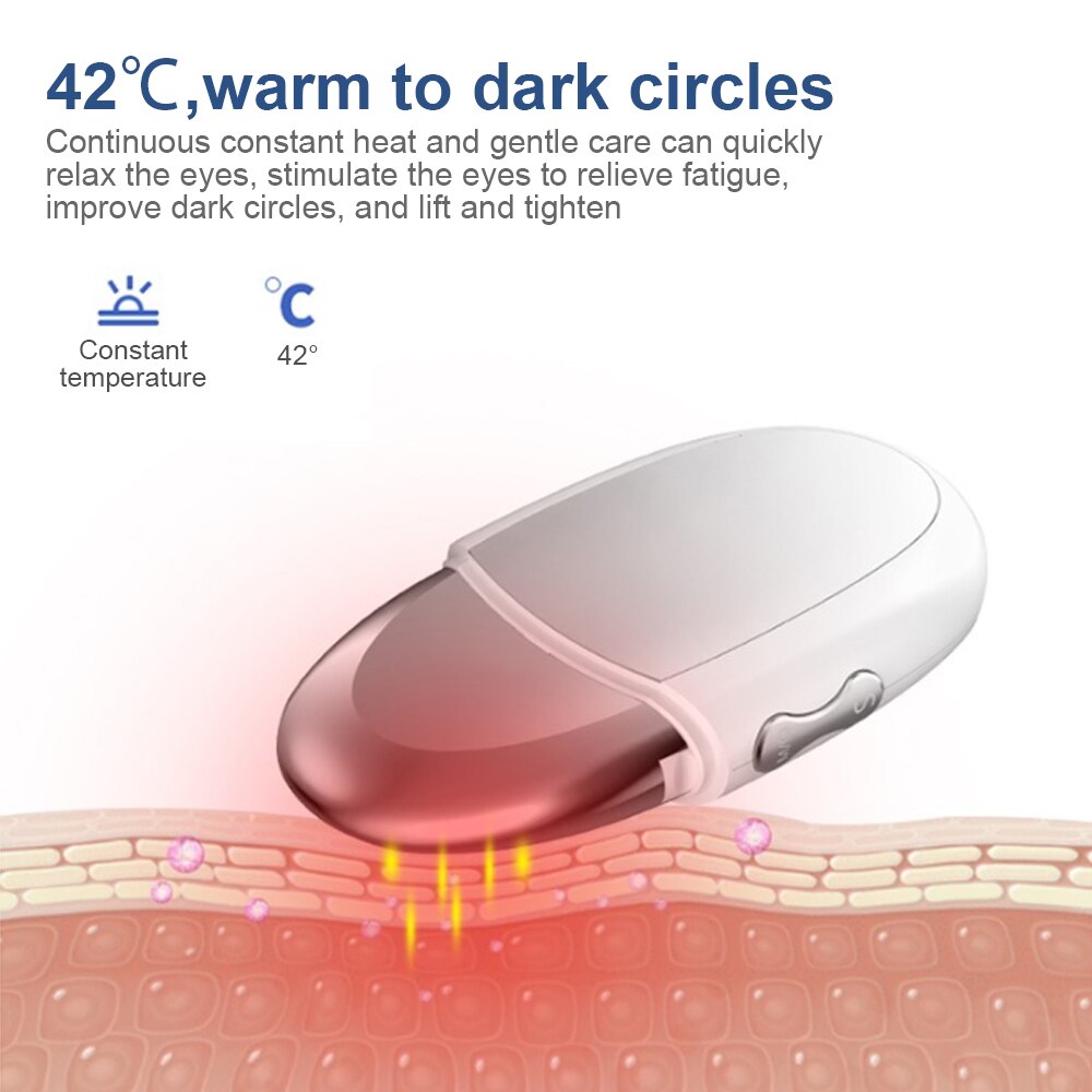 Eye Massager Ionic Eye Lift Anti Aging Machine Face Lift Huidverstrakking Ogen Zakken Remover Galvanische Spa Massage Apparaat Voor gezicht