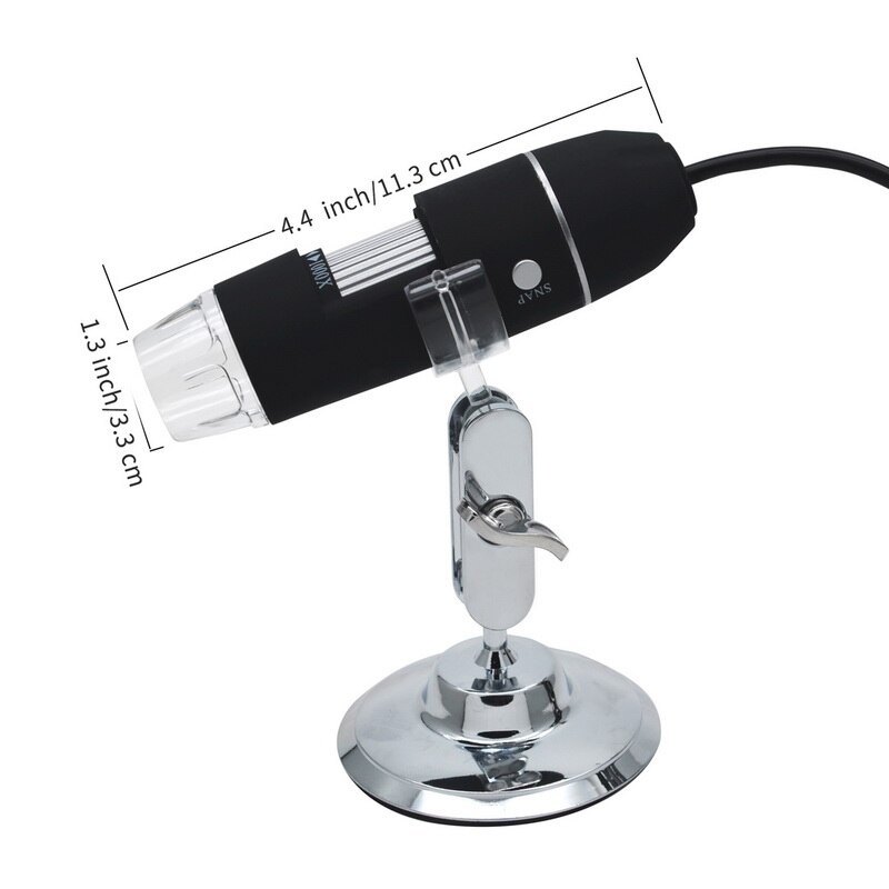 1 Uds 1000X8 microscopio Digital USB LED Lupa Electrónica inteligente 300.000 HD microscopio Industrial endoscopio Cámara