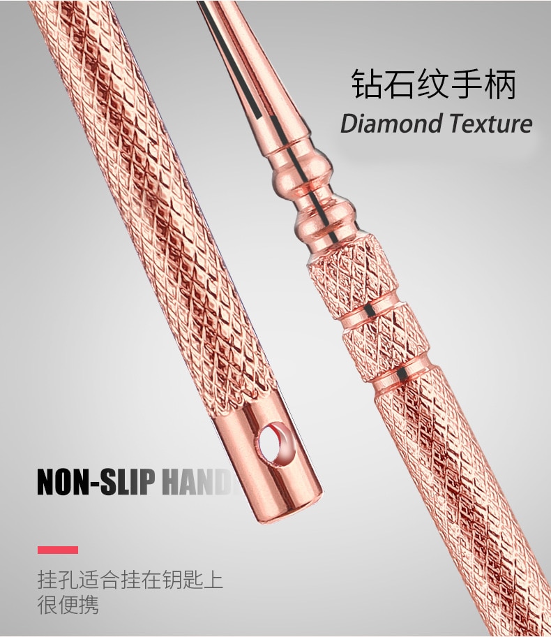 8pcs set Lighing Ear Wax Picker Stainless Steel LED light pick Earwax Remover Curette Ear Care Cleaner Spoon Illuminate Tool Kit