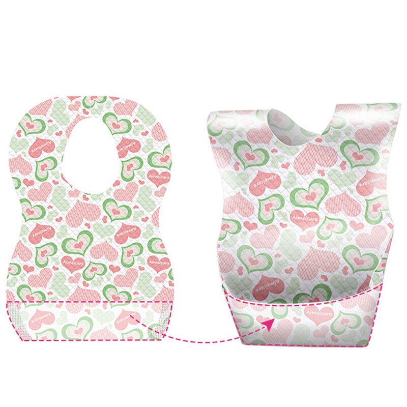 25 Stks/pak Wegwerp Baby Slabbetjes Voor Jongen Meisje Bandana Bib Burp Doek Baby Sjaal Maaltijd Kraag Draagbare Geen-Wassen waterdichte Bib