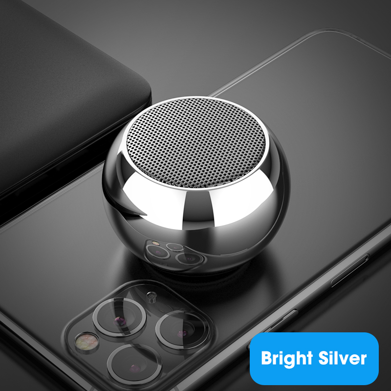Home Theater Subwoofer Mini Bluetooth Portable Speakers True Wireless Powerful Bass Stereo Sound Speaker Columns Not Sound bar: sliver