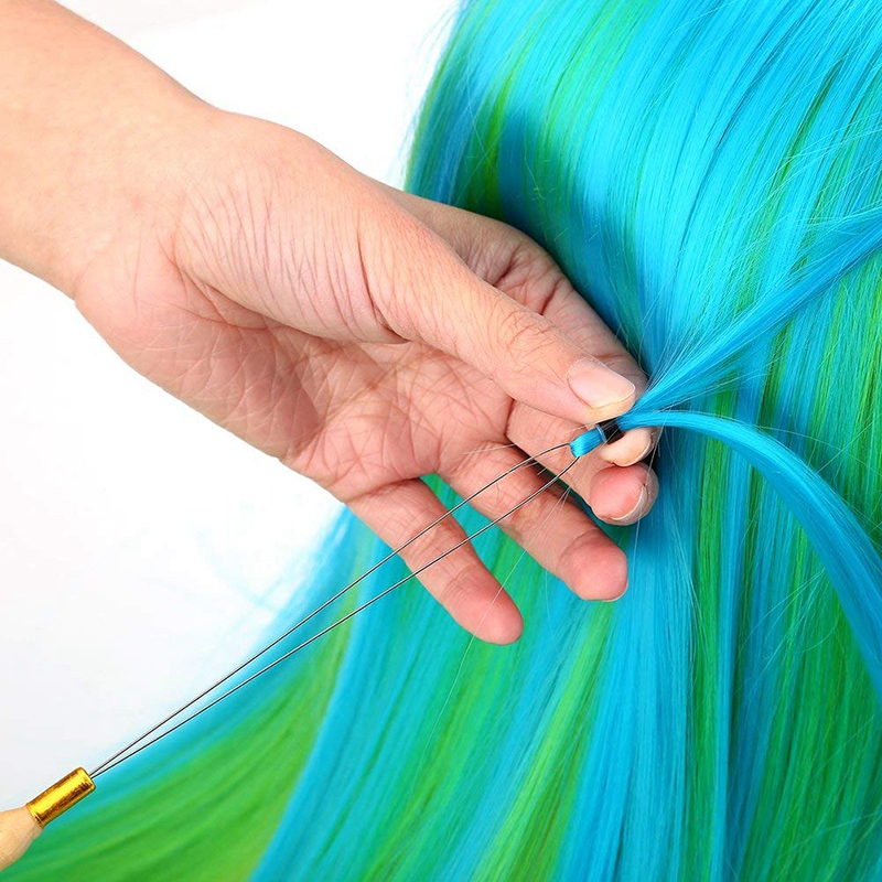 ABVP, pinzas especiales, juego de extensiones de cabello con hebilla, Kit de extensiones de cabello 4 uds, herramienta para pelucas con gancho