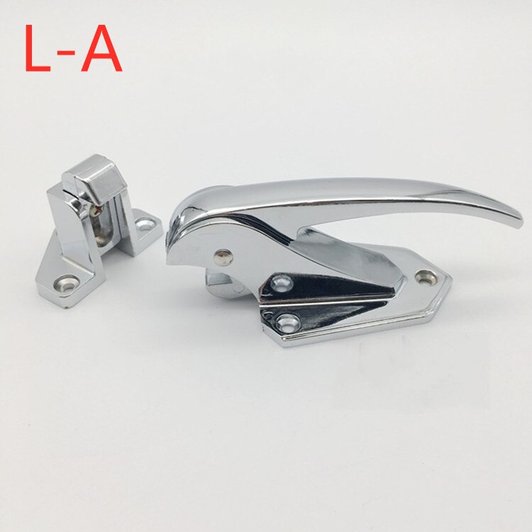 Zinklegering Deurklink Slot Verende Pull Handvat Klink Voor Oven Koelkast Vriezer Opslag Industriële Accessoires: L-A