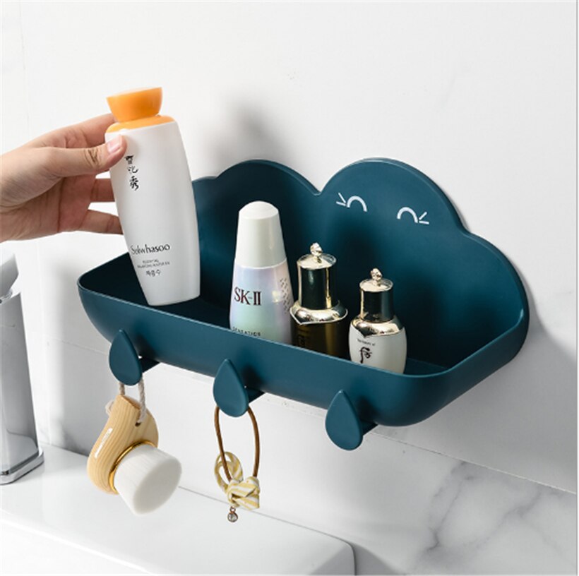 Trois crochets muraux en forme de nuage, DIY, cintre en plastique, crochets adhésifs pour suspendre des vêtements, porte-serviettes, décoration murale