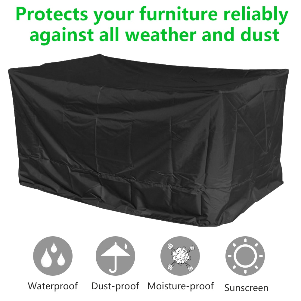 Støvtæt møbelbetræk sofaovertræk oxford klud udendørs havemøbler beskyttelsesovertræk til sofabord bord vandtæt