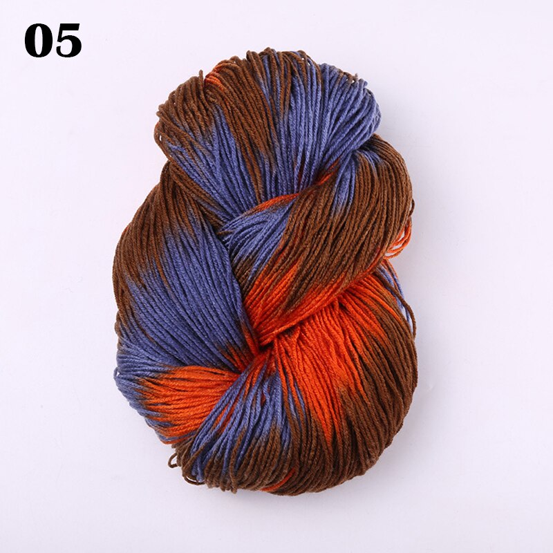 50g 110 Meter Dyed Flashy Chunky Crochet Yarn Colorful Milk Cotton Yarn Baby Sweaters Knitting Mohair Wool Yarn Crochet Needle: A-5