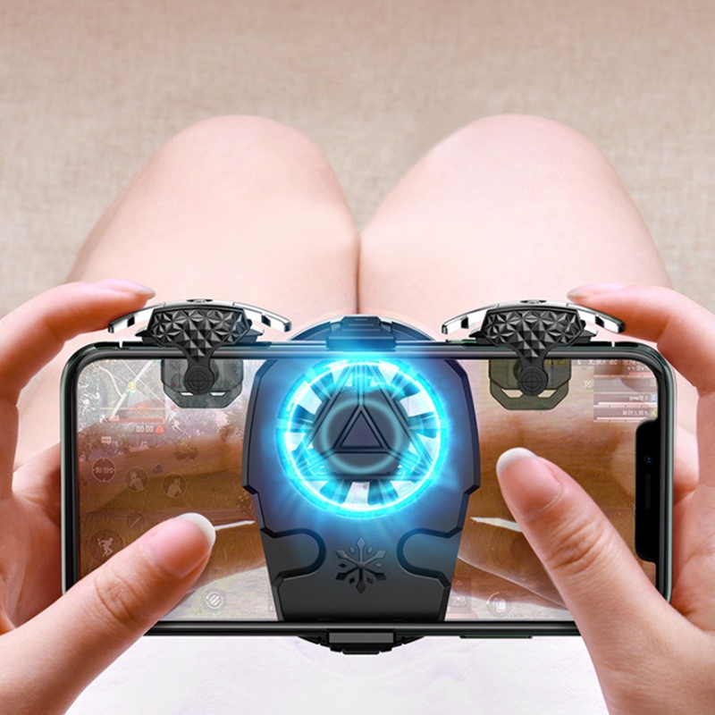 Mobiele Telefoon Cooler Game Controller Joystick Voor Mobiele Game Serializer Mobiele Telefoon Koeler Voor 4.7-7.5 Inch Mobiele Telefoon