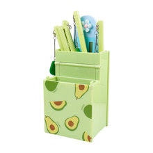 1Pc Grote Capaciteit Pennenbakje Penhouder Schoolbenodigdheden Briefpapier Doos Met Rekenmachine En Spiegel 4 In 1 Multi-functie