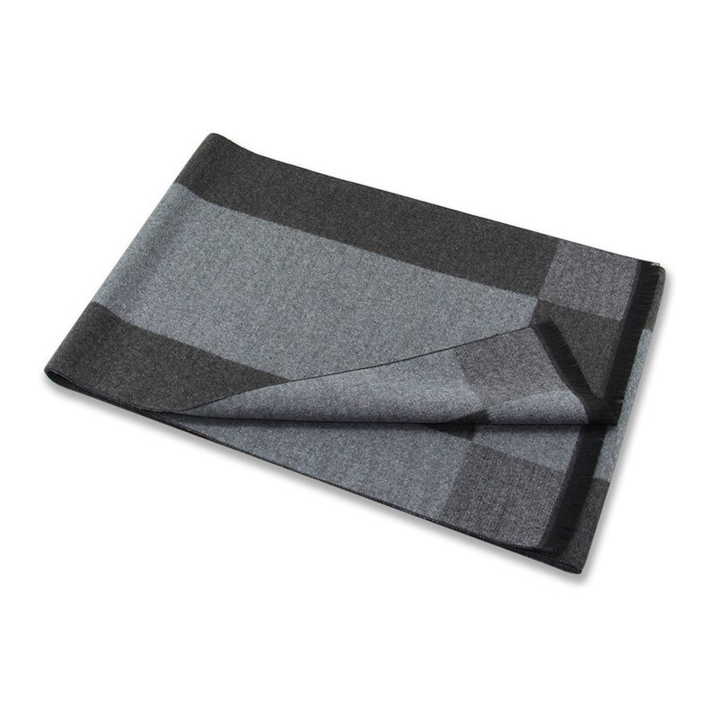 Winter Wol Sjaal Voor Mannen Luxe Sjaals En Wraps Klassieke Bufanda Hombre Warme Plaid Wol Sjaals Mannelijke Mode Echarpe: MK-08