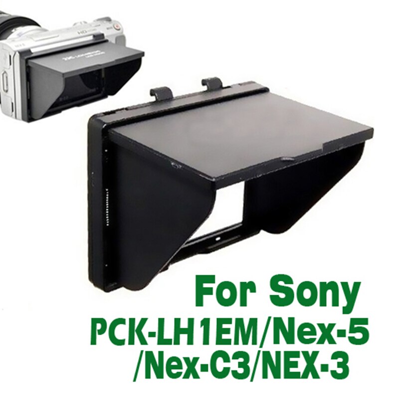 Brand LCD Hood Screen Monitor Protective Sun Screen Shade Hoods LCH-NEX3/5 For Sony NEX-3 NEX-5 Camera