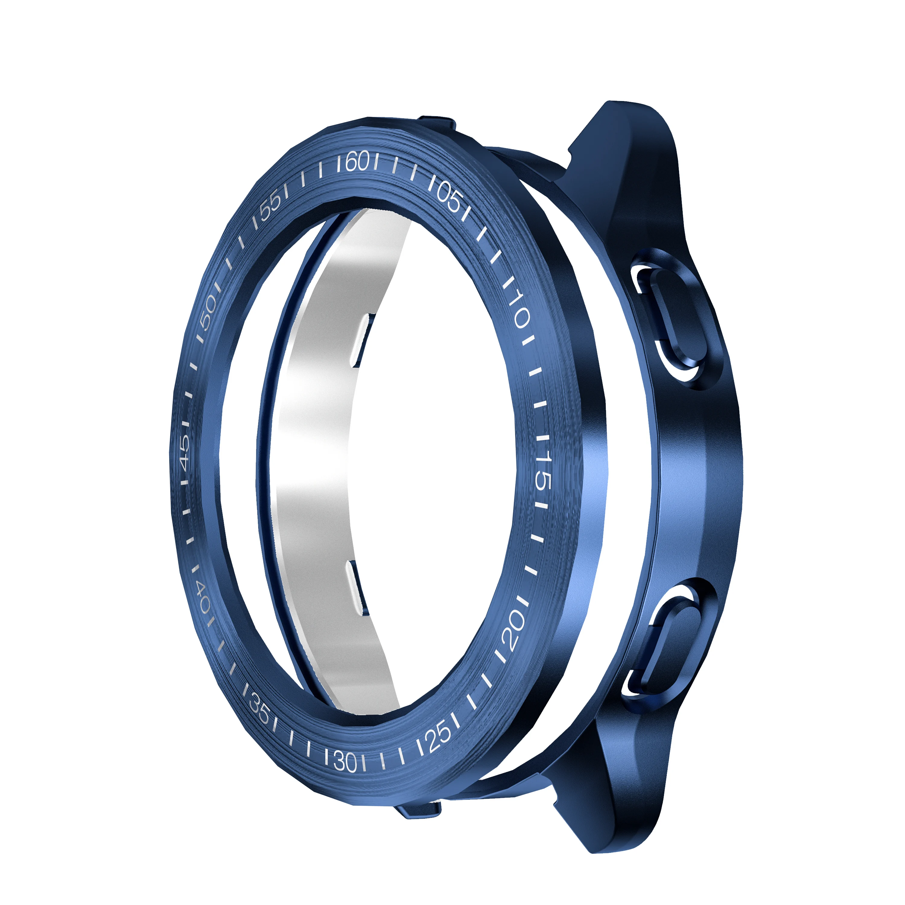 Abdeckung für Xiaomi Mi Uhr S3 fallen Zubehör PC Schutz Hülse für Mi Uhr S3 Galvani Draht Zeichnung Hohl fallen + lünette: SMOKEY mauve