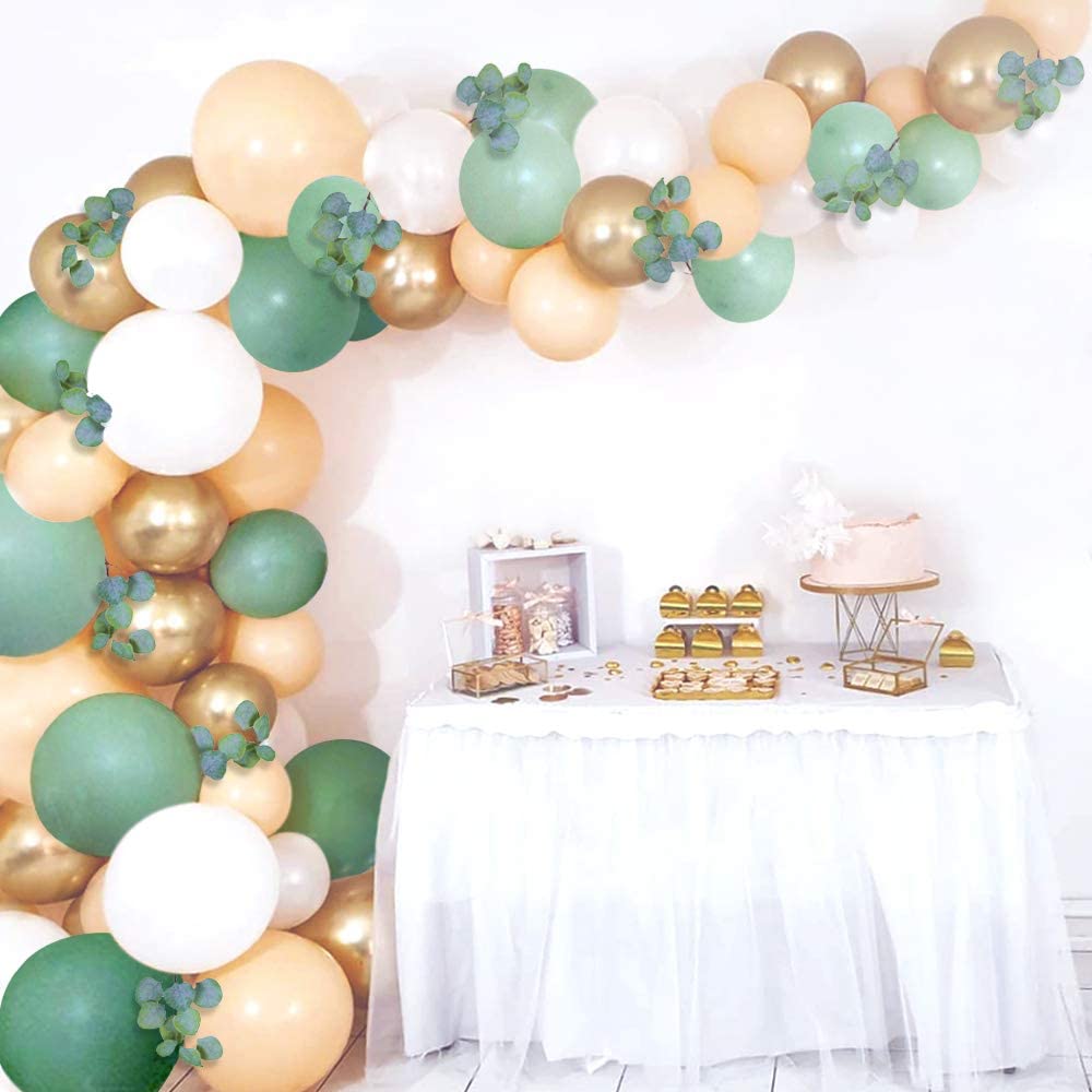 Pastel Balloon Wreath Kit, Yellow & Pink - 100 Latex Balloons, Decorating Strip, DIY For Baby Shower, Wedding - View #6