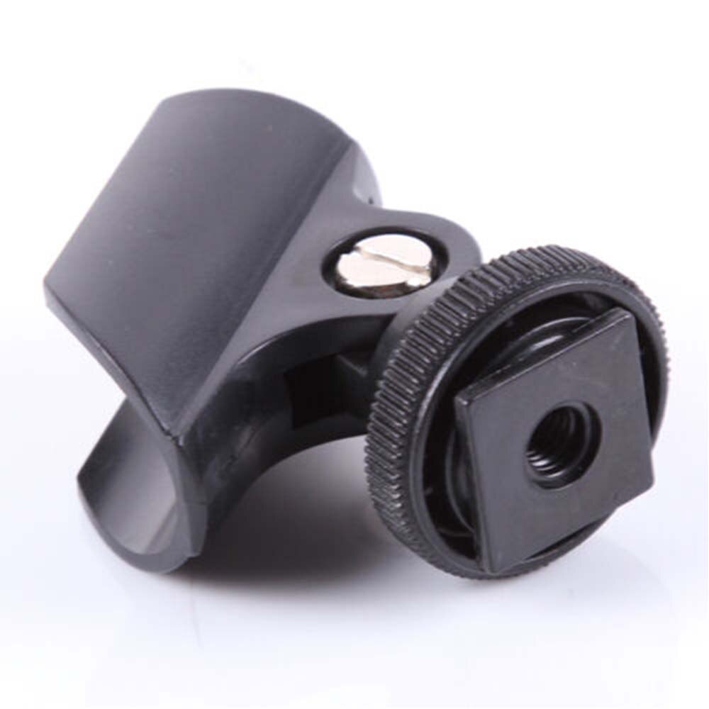 Shoe Microphone Clip Clamp Mount Holder for Interview Mic DSLR Video Camera