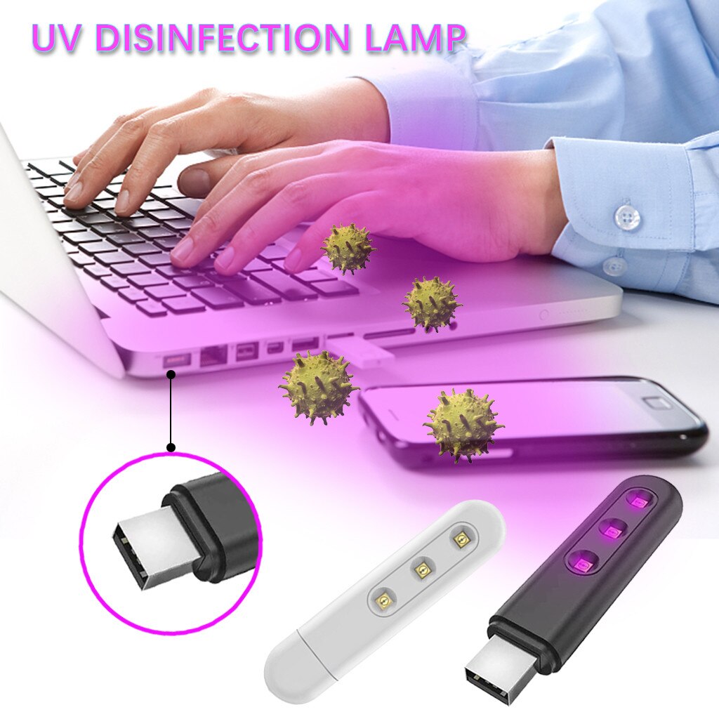 Desinfectie Lamp Multifunctionele Ultraviolet Desinfectie Lamp Usb Paars Licht Sterilisatie En Desinfectie Lamp Y420