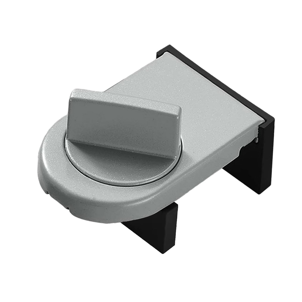 Fenster-Sicherheitsschloss, Aluminiumlegierung, Schiebeschloss, Schiebetür, Diebstahlsicherung, verstellbare Schnalle, Fensterstopper, Schloss für Zuhause: Blau