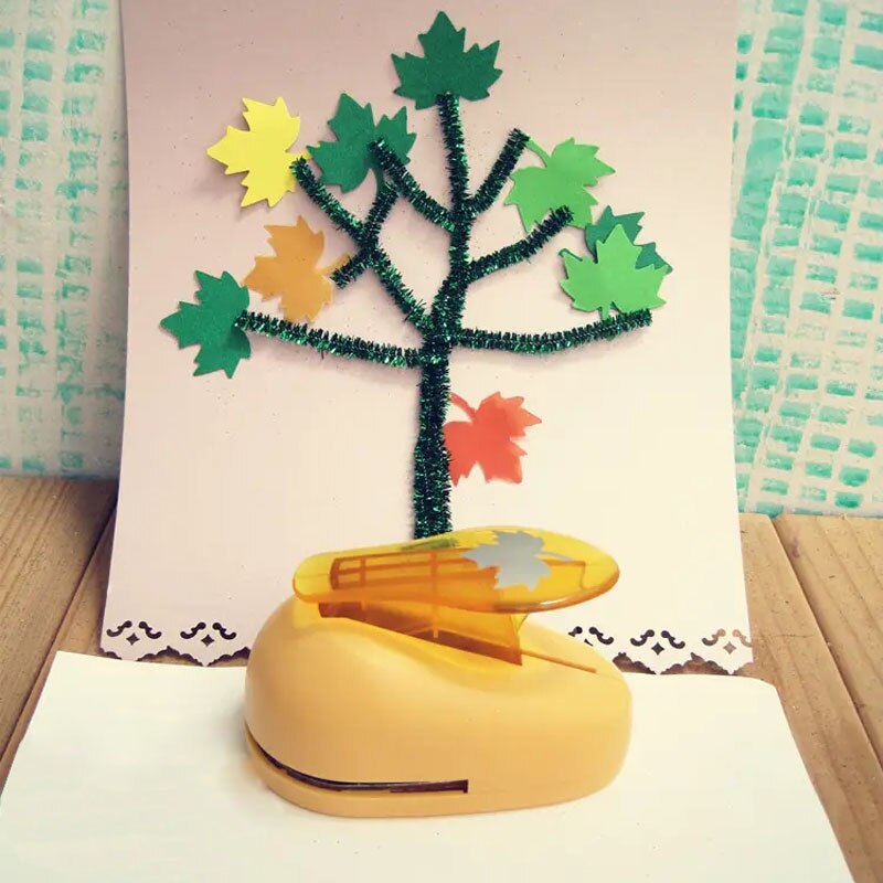 Freesship leaves 16mm 25mm 35mm 48mm craft punch twig leaf Punch Craft Scrapbooking Paper Puncher Tree Shaped Punches