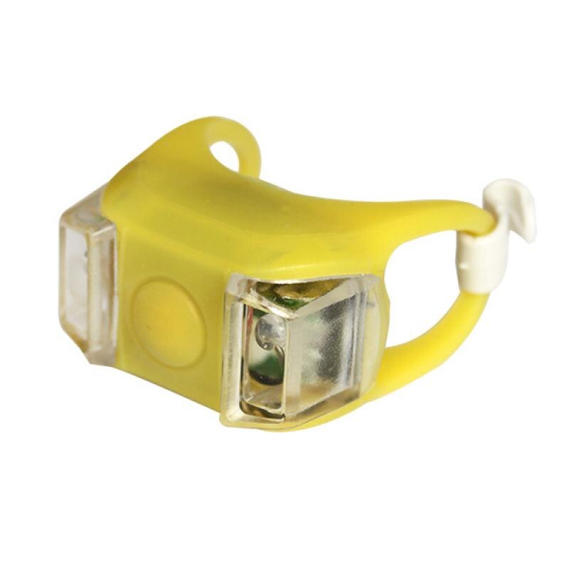 Fahrrad Licht Silikon Hinten Licht Nacht LED Vorderseite Schwanz Licht draussen Radfahren Mit Vor Fahrrad Lichter wasserdicht Schwanz Licht: B