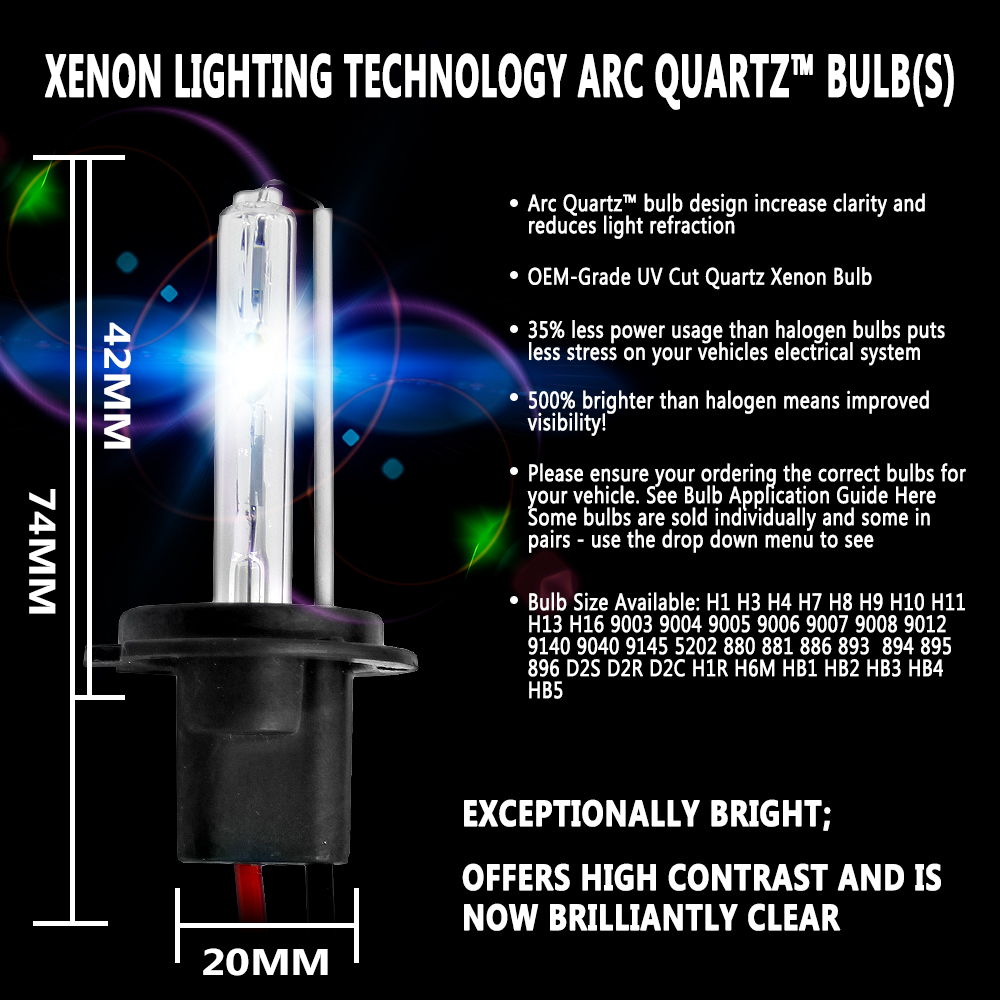 Xenon 35w dc slim ballast kit hid xenon  h7 frontlys pære  h1 h3 h11 h7 xenon hid kit 4300k 6000k bytt halogenlampe auto lys